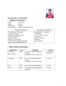 Mrs..Rajashree S. Masareddy