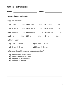 Lesson: Measuring Volume in Cubic Centimetres