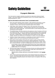 cryogenic materials