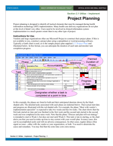 Project Planning doc