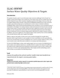 17. Appendix F - Surface Water Quality Objectives and Targets