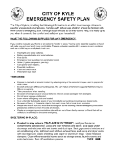 Emergency Safety Plan