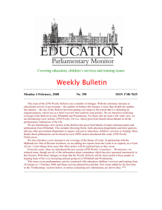 Weekly Bulletin - Education Publishing Company