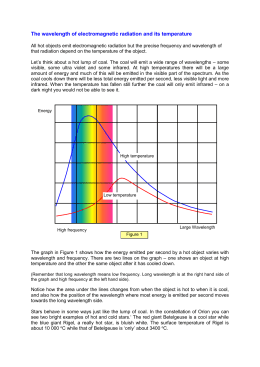 Worksheet #2 - Electromagnetic Radiations Answers