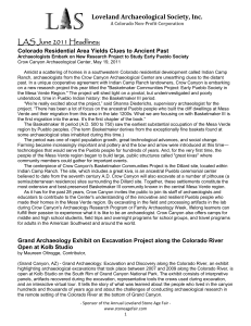 June 2011 Monthly Newsletter - Loveland Archaeological Society