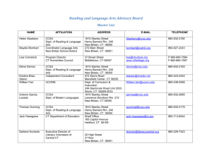 Reading and Language Arts Advisory Board