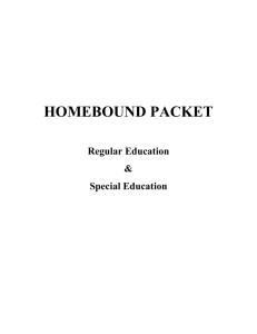homebound committee - Humble Independent School District
