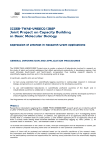 ICGEB-TWAS Joint Plant Biotechnology Programme
