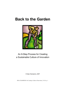 An 8-Step Process for Creating a Culture of Innovation