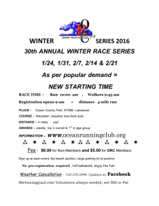 ORC Winter Series Flyer