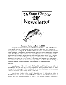 Summer 2008 - Pennsylvania Chapter of the American Fisheries