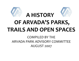 Arvada Parks History - Arvada Visitors Center