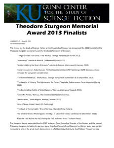 Theodore Sturgeon Memorial Award