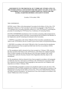 amendments to the protocol of 17 february 1978 relating to the