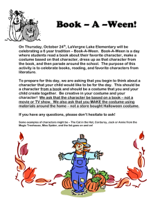 Book – A –Ween! On Thursday, October 24th, LaVergne Lake