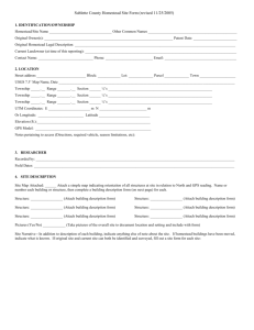 Homestead Site Forms
