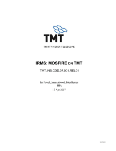 IRMS_on_TMT_final_F070611 - Caltech Optical Observatories