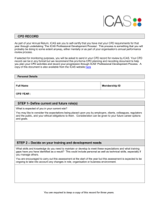 ICAS CPD record DOC