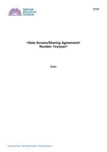 Data Access/Sharing Agreement Template, word file, 129KB, new