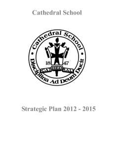 Strategic Plan - Cathedral School