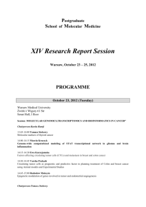 Report Session Programme