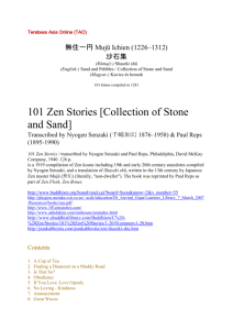 Shaseki shū / 101 Zen Stories [Collection of Stone and Sand]