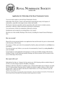 application form - The Royal Numismatic Society