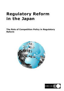 chapter 3: the role of competition policy in regulatory reform
