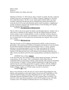 Packet2-BHSAT2008 - High School Quizbowl Packet Archive