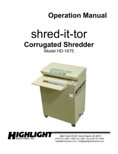 shred-it-tor - Highlight Industries