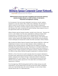 Customer - Military Spouse Corporate Career Network