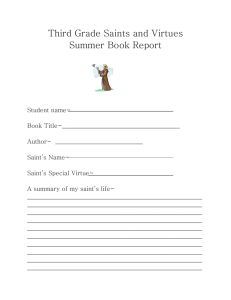 Saint-Summer-Book-Report