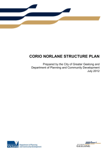 Corio Norlane Structure Plan - Department of Human Services