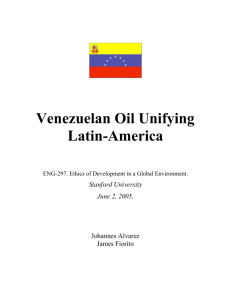 Oil History in Venezuela