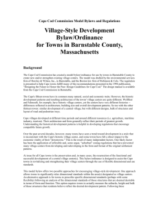 Village-style Development - Model Bylaw