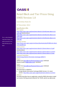 Retail Block and Tier Prices Using EMIX Version 1.0
