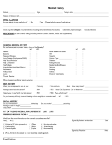 Patient Information page 2