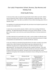 Child Health and Exclusion - Our Lady`s Preparatory School