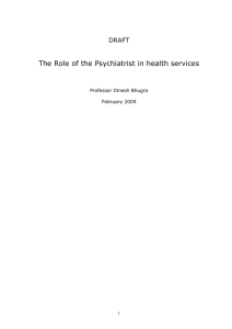 Systems Based Practice - Royal College of Psychiatrists