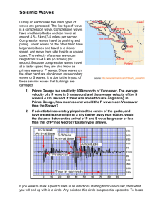 Seismic Waves (MS doc)
