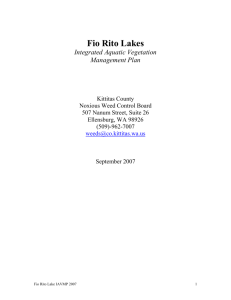 Eradication - Whole Lake Fluridone treatment