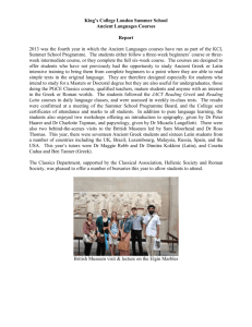 KCL_SS_2013_report - Society for the Promotion of Roman
