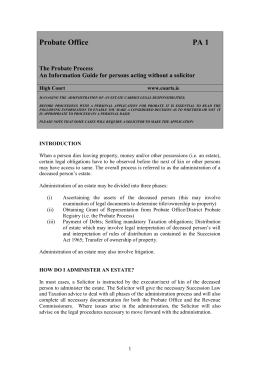 probate grant nsw form pa1 ucpr version acting persons guide information