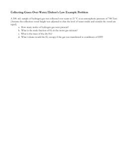 Chemistry – Unit 5 Worksheet 1