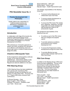 Cheshire and Merseyside Bowel Cancer Screening Newsletter 2008