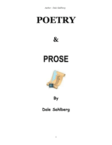 Print Poetry and Prose
