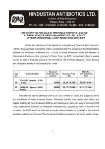 Tender Document - Hindustan Antibiotics Limited