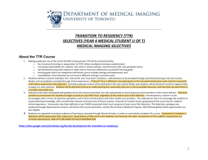 Information for Students - Department of Medical Imaging