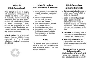 What is Mini-Scrapbox