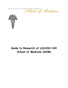 Guide to Research at LSUHSC